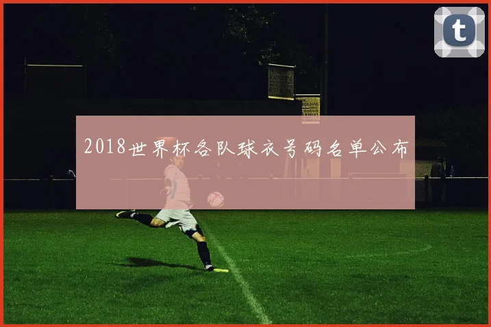 2018世界杯各队球衣号码名单公布